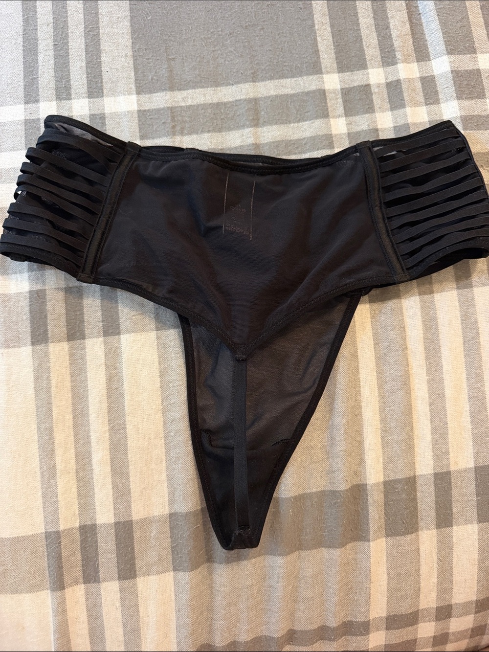 VS high waist thing black mesh - Picture 2 of 4